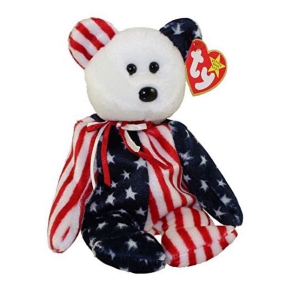 Ty Beanie Baby Patriotic Bear